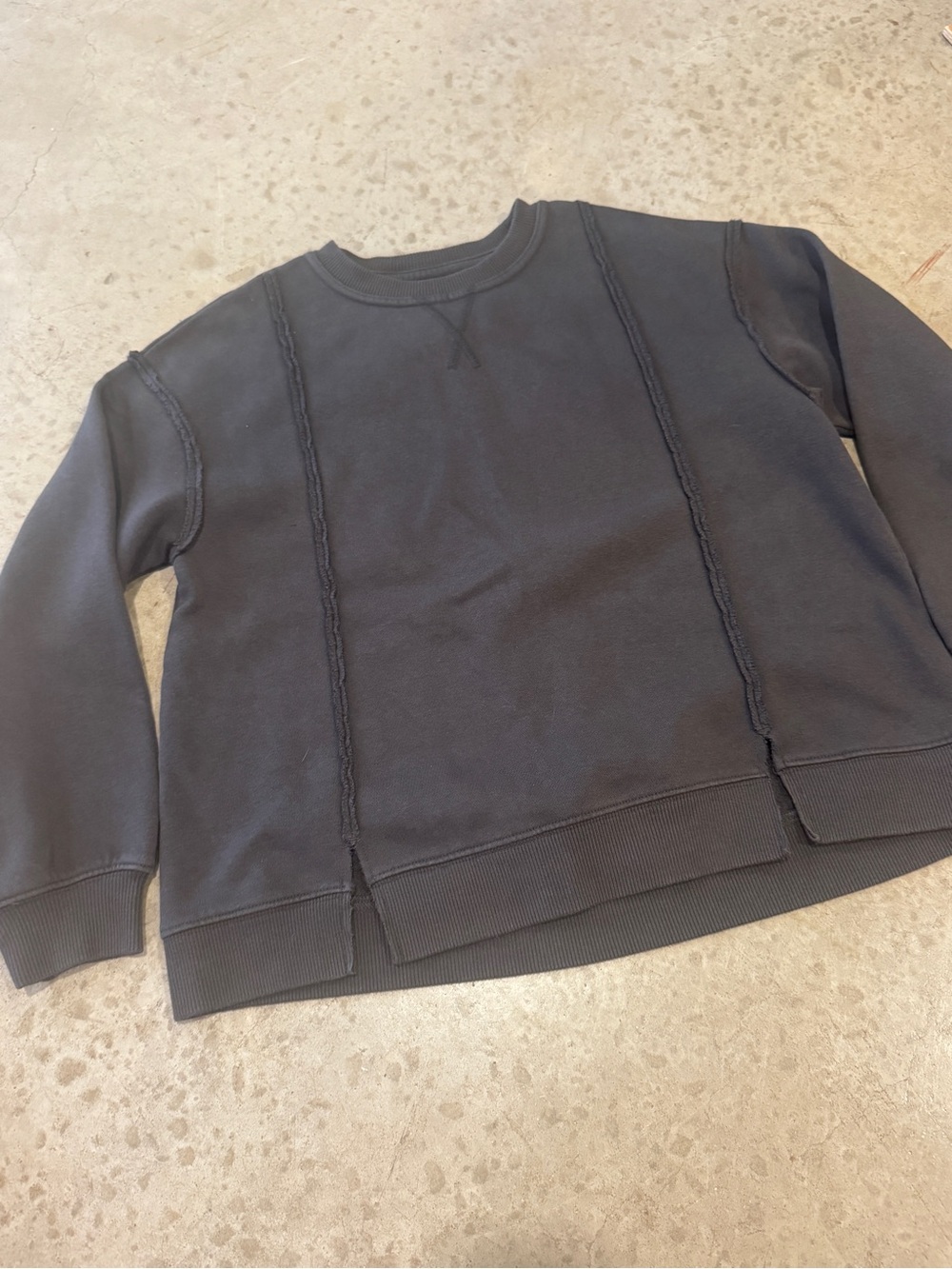 Black Crewneck Sweatshirt - Classic Casual Pullover